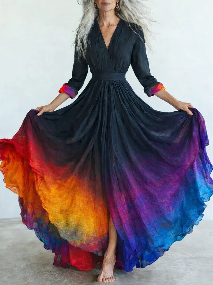 Women's Rainbow Pride Art Print Casual Dress