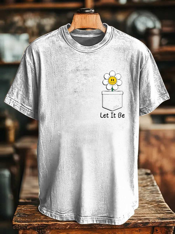 Let It  Be Crew Neck T-shirt