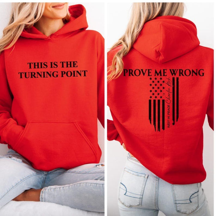 Charlie Kirk Freedom Hooded Sweatshirt With Pockets