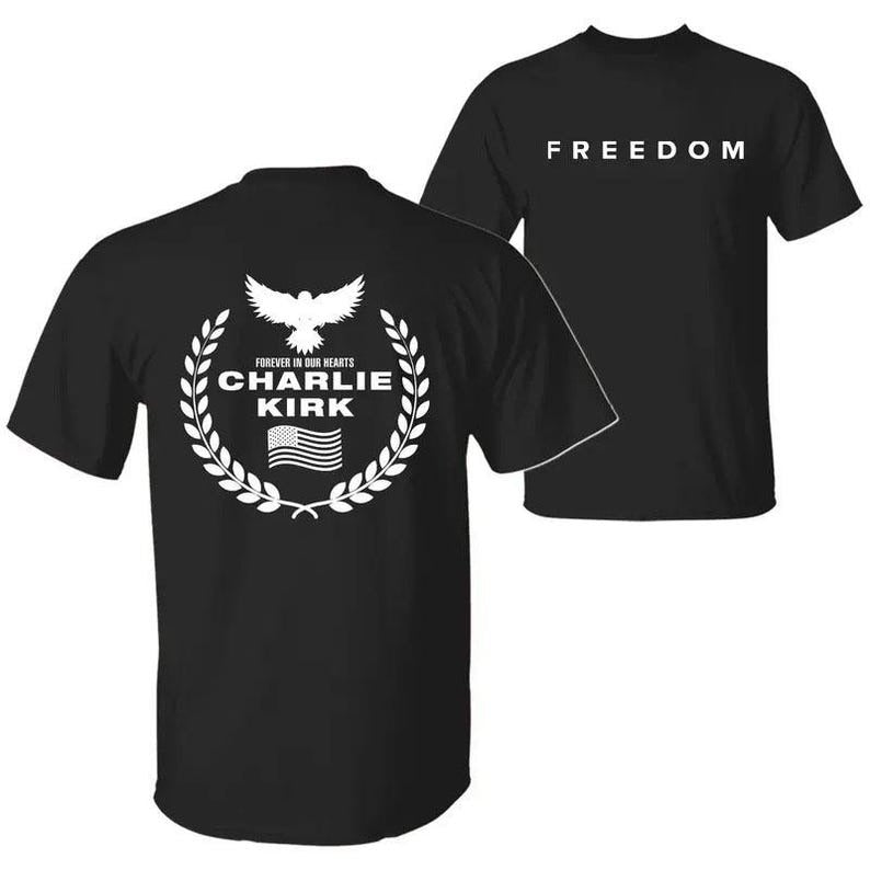 Charlie Kirk Crew Neck T-shirt