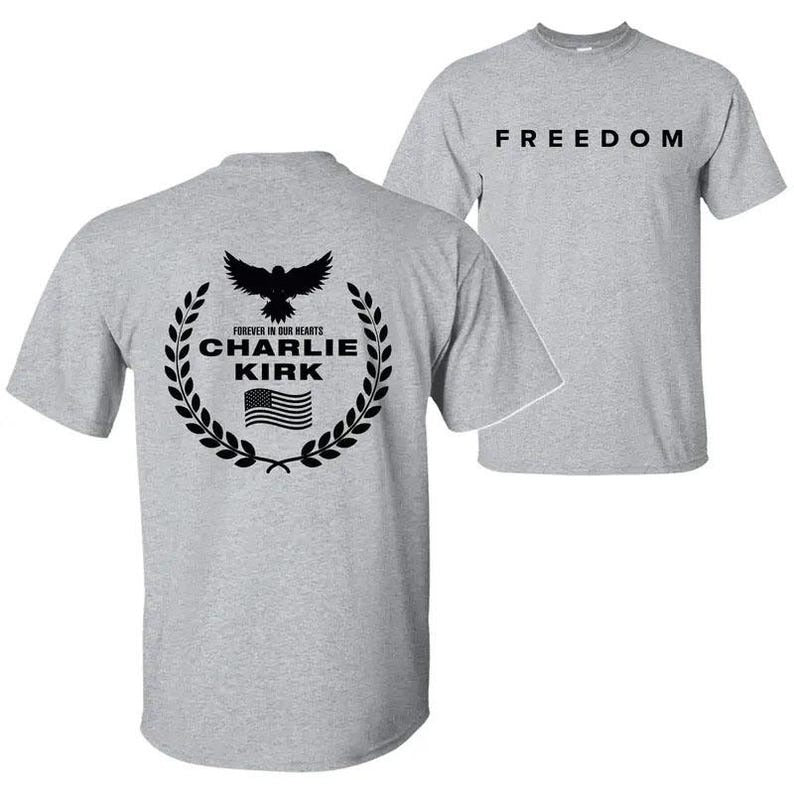 Charlie Kirk Crew Neck T-shirt