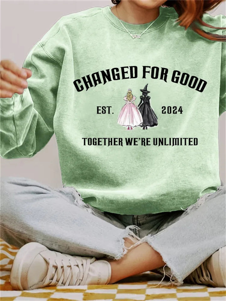Changed For Good Movie Inspired Washed Sweatshirt