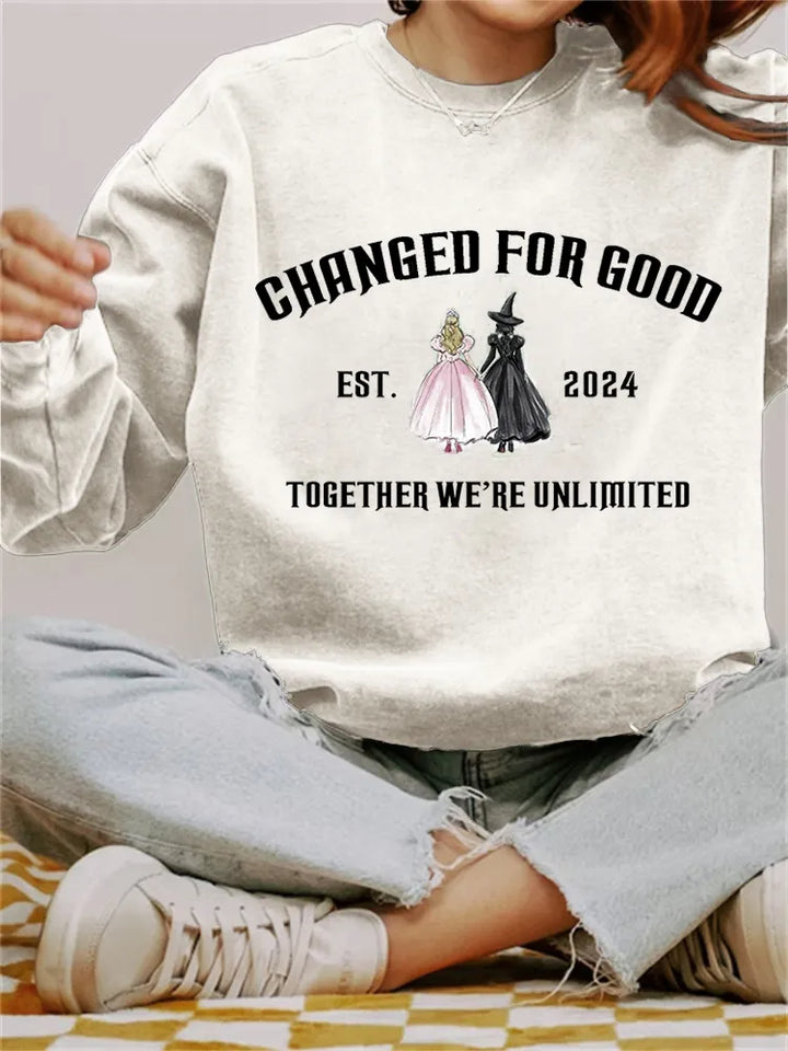 Changed For Good Movie Inspired Washed Sweatshirt