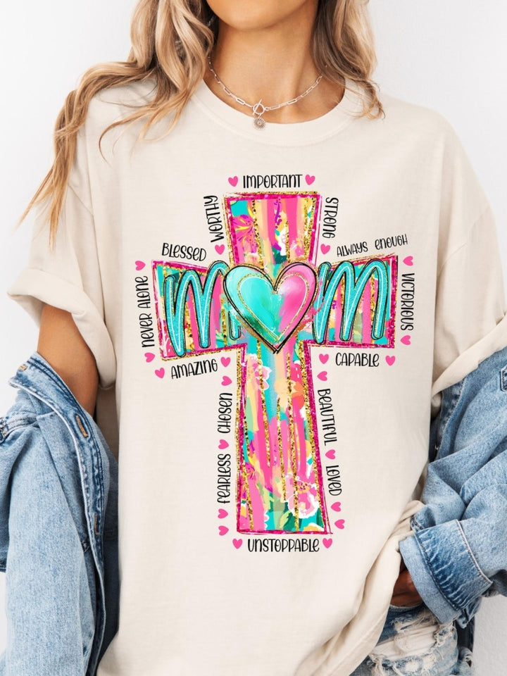 Christian Mama Crew Neck T-shirt