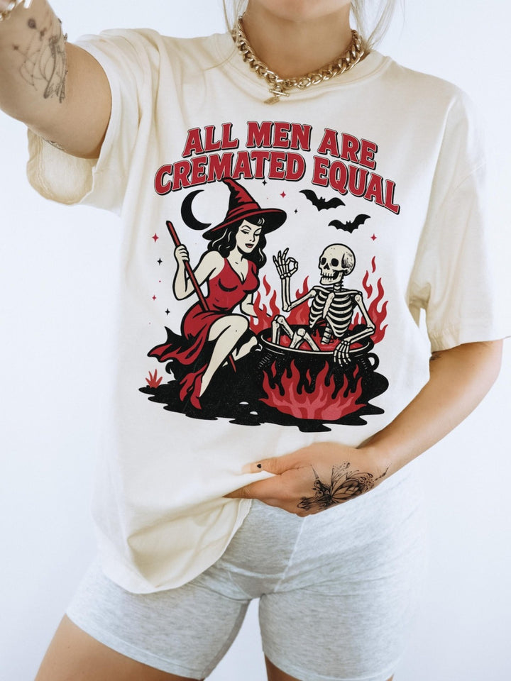 Women's Funny Halloween  Retro T-shirt
