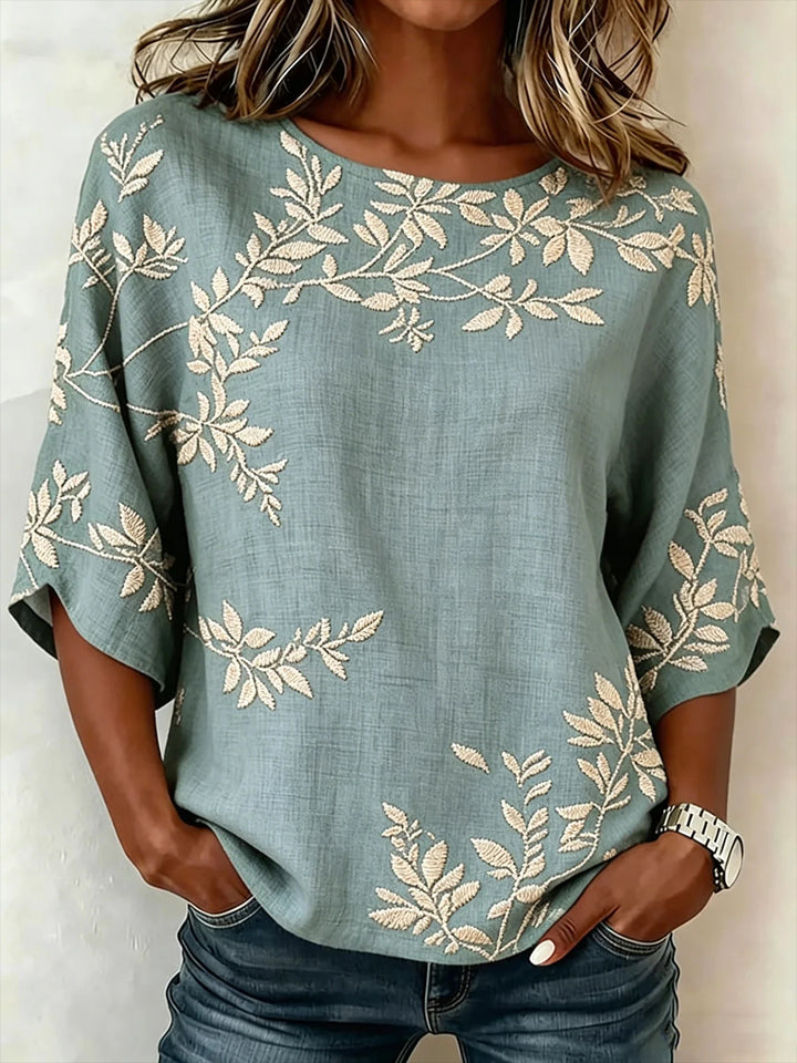 Loose Cotton And Linen Vintage Shirt