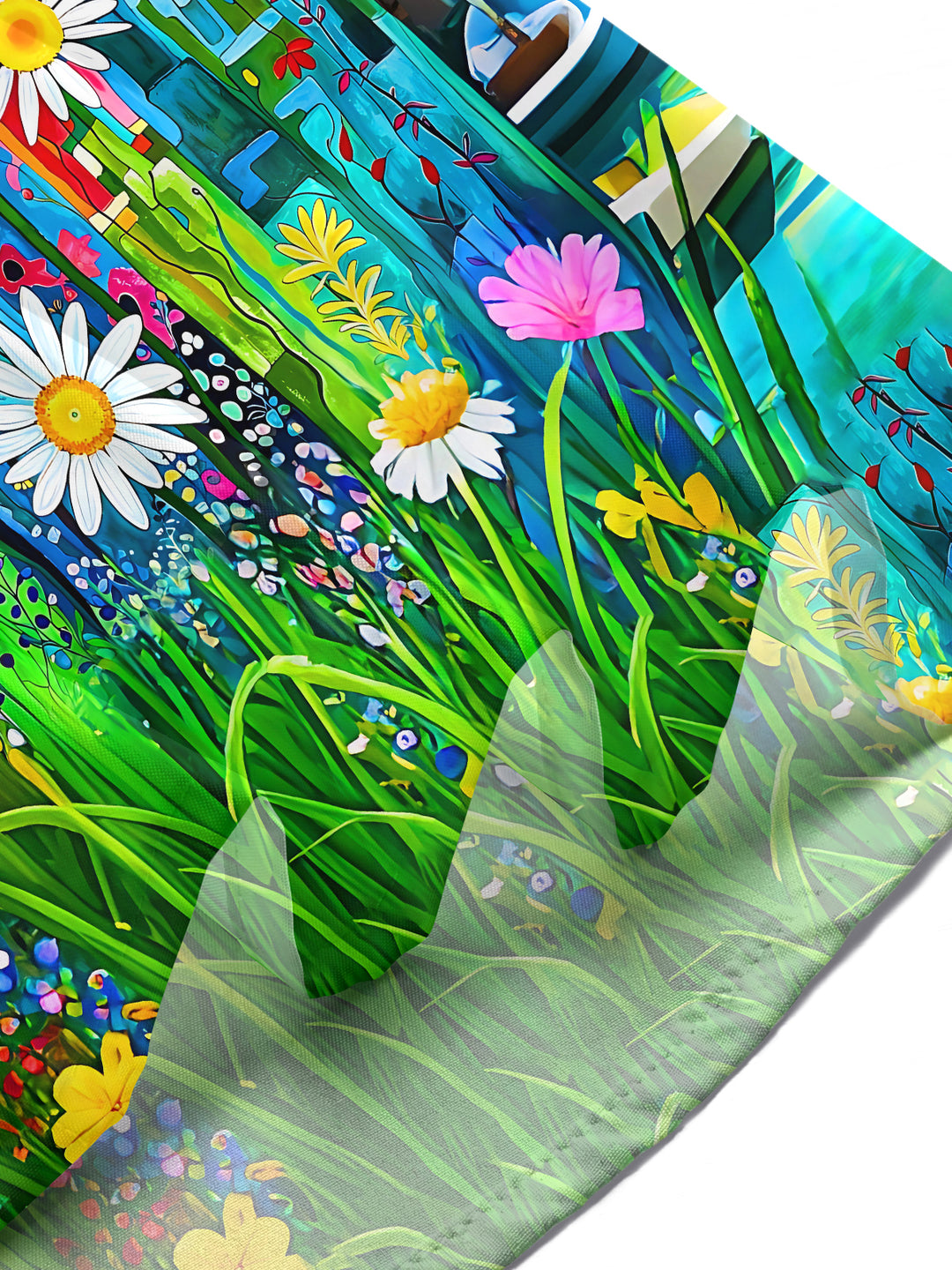 Abstract Art Floral Women's Short Sleeve Shirts