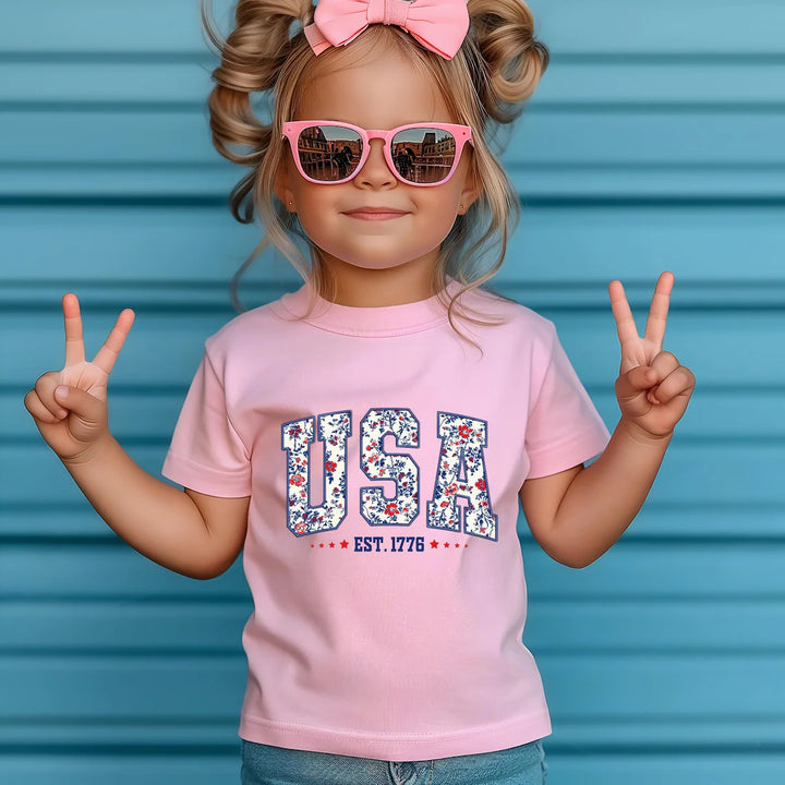 USA Est 1776 Kids T-Shirts