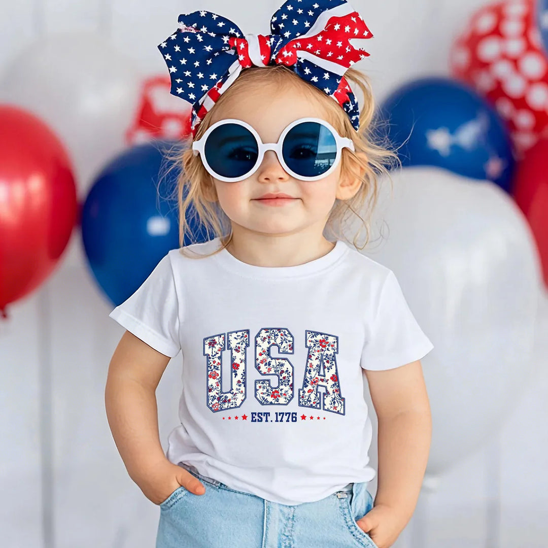USA Est 1776 Kids T-Shirts