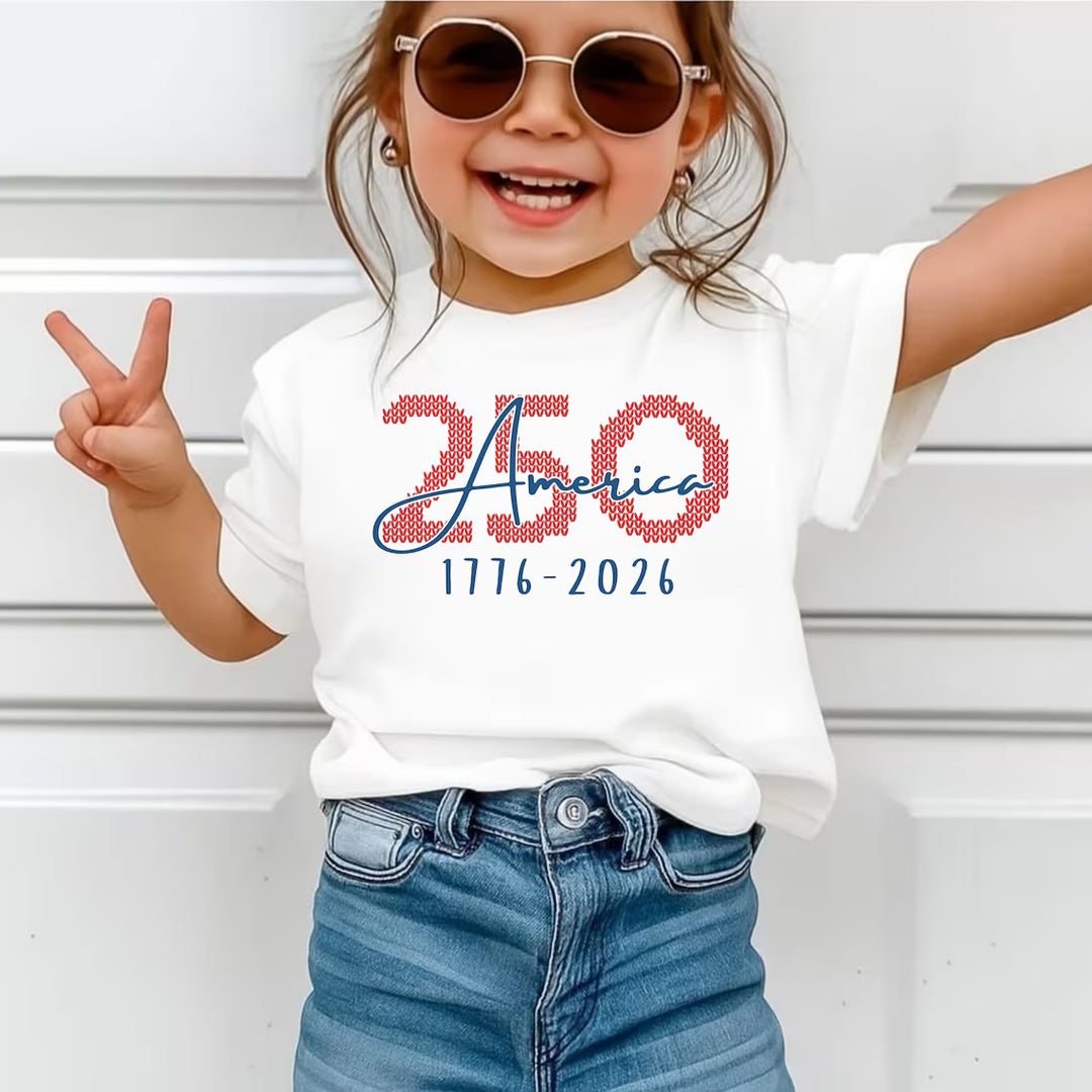 America 250th Anniversary Kids Shirt