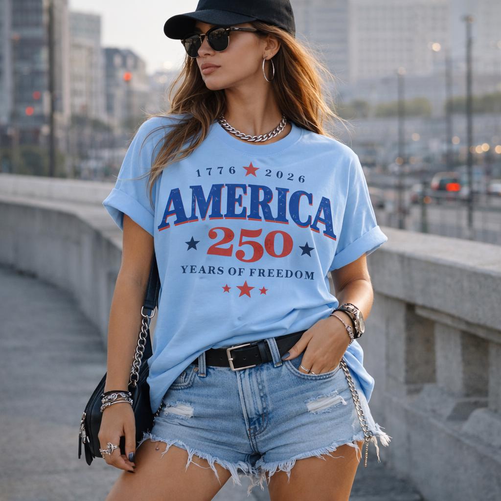 America 250 Years Freedom Short-Sleeve T-Shirt