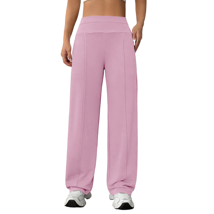 Yoga Pants Straight Leg for Women High Waist Workout Pants With Pockets Stretch Casual Sweatpants for Leisure brilliant