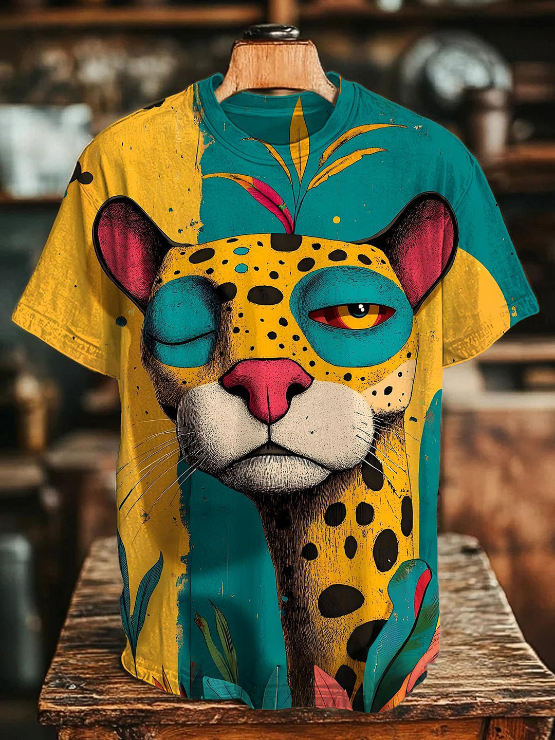 Cheetah Women's Short Sleeve Crew Neck T-shirt