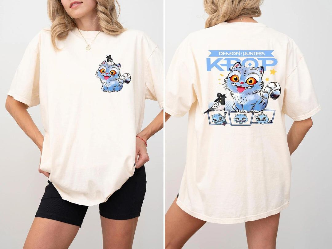 Huntrix Kpop Demo Movie Vintage Print Retro T-shirt
