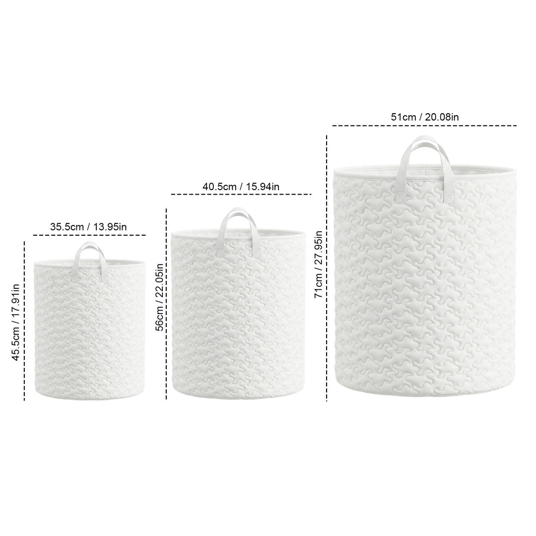 American Flag Laundry Basket Quilted Summer Holiday Basket Large Laundry Hamper with Handles for Bedroom adorable