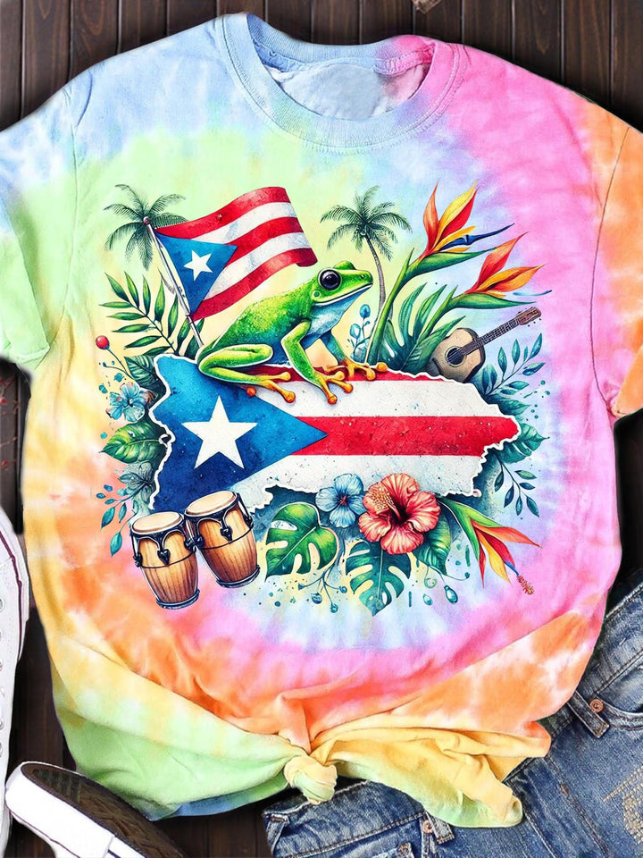 Puerto Rico Girl Trip Crew Neck T-shirt