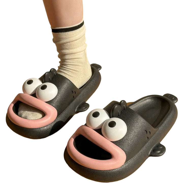 Fish Slippers Open Toe Anti Slip Cute Animal Slippers Summer Funny Fish Cloud Slides for Indoor Outdoor heathly