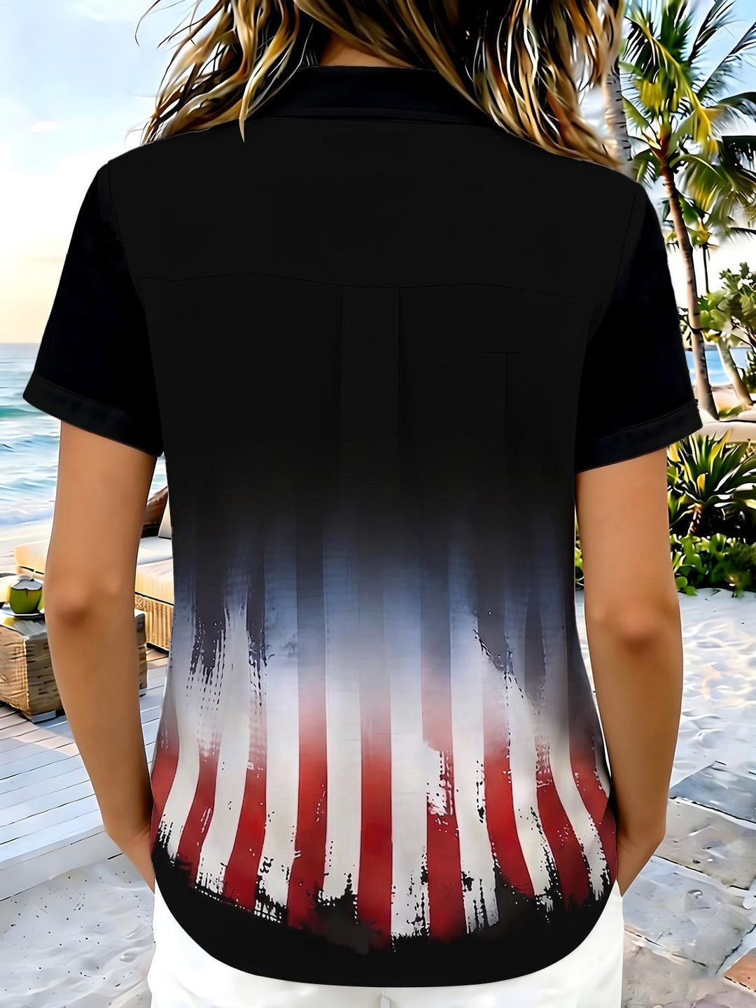 Independence Cross Women's Short Sleeve Shirts
