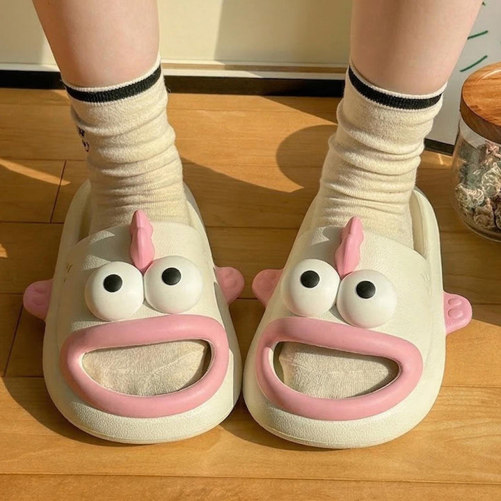 Fish Slippers Open Toe Anti Slip Cute Animal Slippers Summer Funny Fish Cloud Slides for Indoor Outdoor heathly