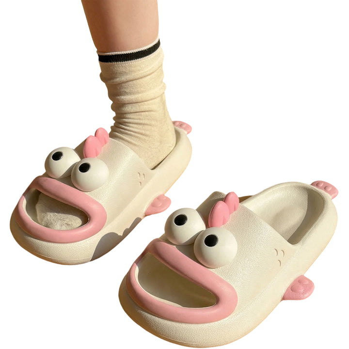 Fish Slippers Open Toe Anti Slip Cute Animal Slippers Summer Funny Fish Cloud Slides for Indoor Outdoor heathly