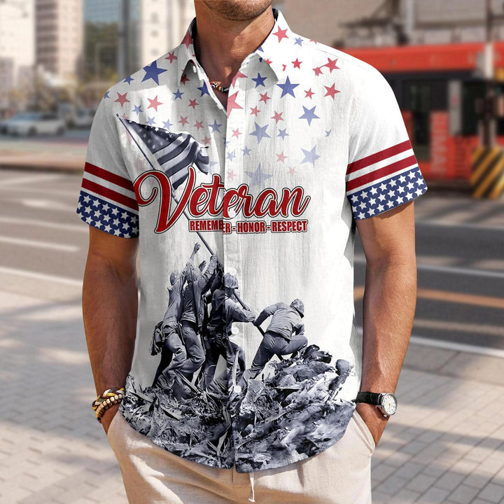 Flag Button Up Shirt Men 250 Years of Freedom Short Sleeve Hawaiian Shirts Summer Tops for Independence Day expert