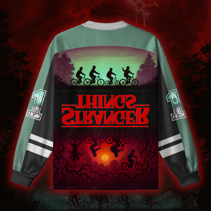 Stranger Things V-Neck Long Sleeved Jersey