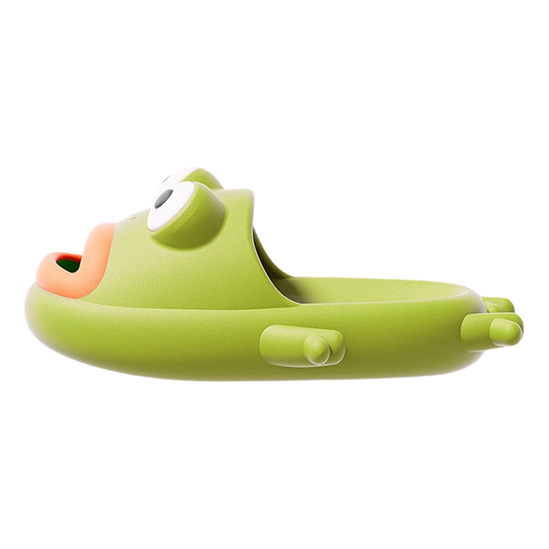 Cute Frog Slippers Non-Slip Funny Animal Slides Summer Couple Slippers for Home Bathroom Indoor Outdoor greater