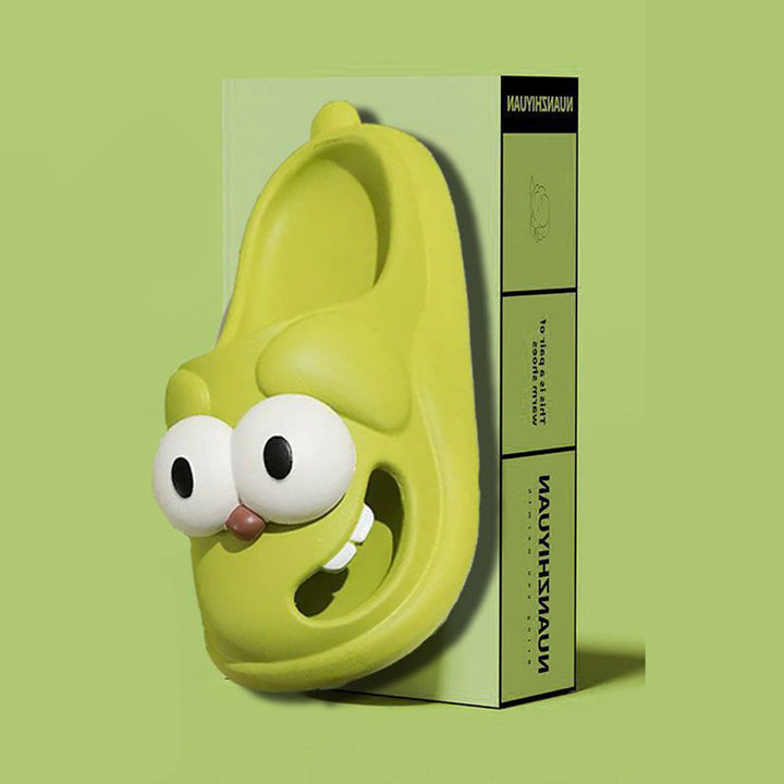 Animal Slippers for Women Closed Toe Cartoon Dog Slippers Casual Thick Sole Indoor Slides for Home Bedroom heathly