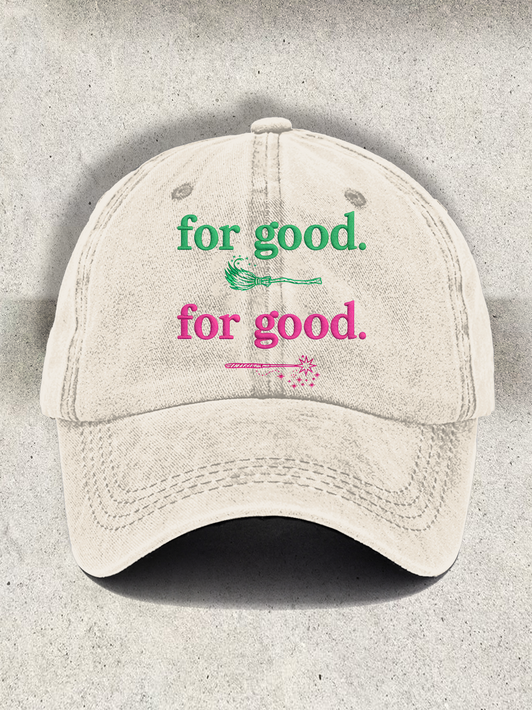 Wicked Changed For Good Printed Baseball Cap