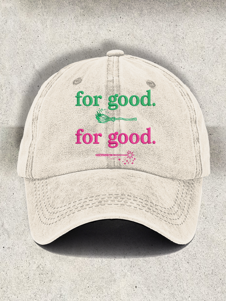 Wicked Changed For Good Printed Baseball Cap