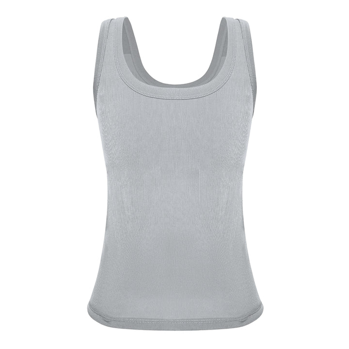 Built in Bra Tank Tops for Women U-Back Summer Sexy Casual Sleeveless Fitted Tank with Removable Pads for Gym welcoming