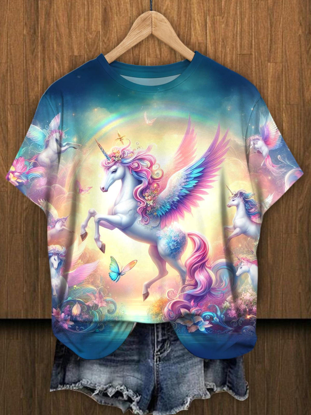 Unicorn Crew Neck T-shirt