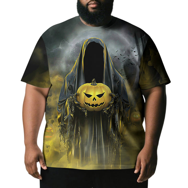 Men's Spooky Halloween Oversized Casual T Shirts