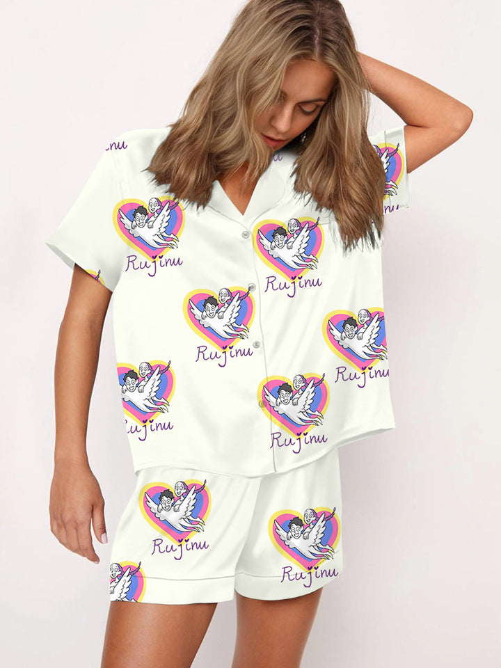 Demon Hunters Women's Satin Pajama Set