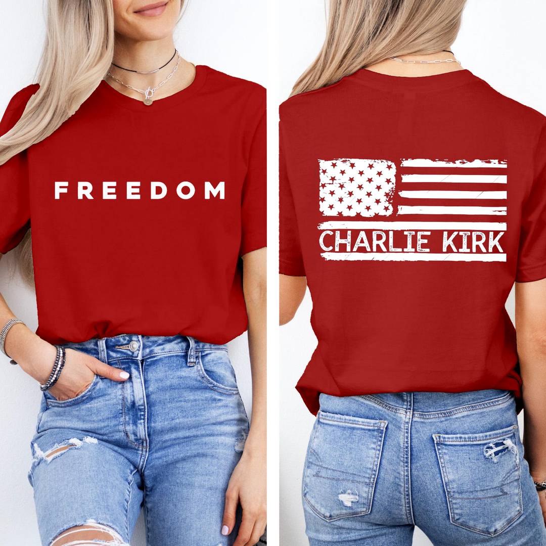 Charlie Kirk Crew Neck T-shirt