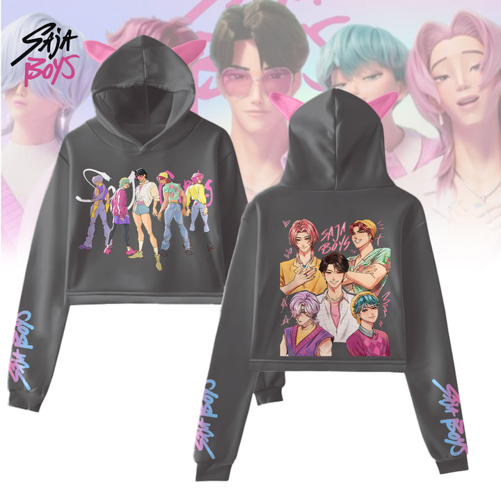 SaJA Boys Fur Rabbit Long Sleeve Hoodie