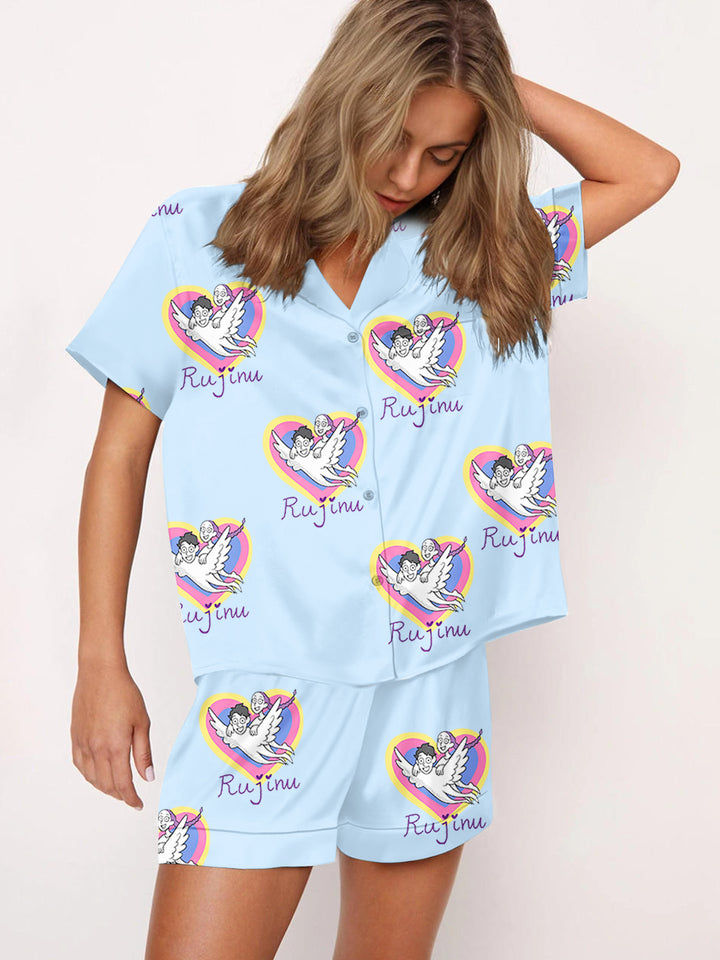 Demon Hunters Women's Satin Pajama Set