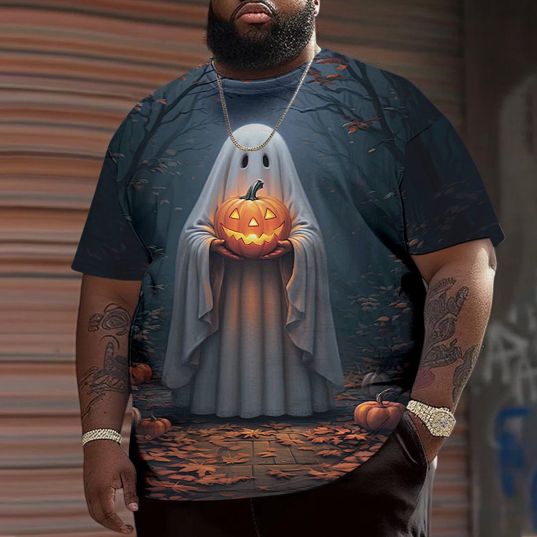 Men's Spooky Halloween Oversized Casual T Shirts