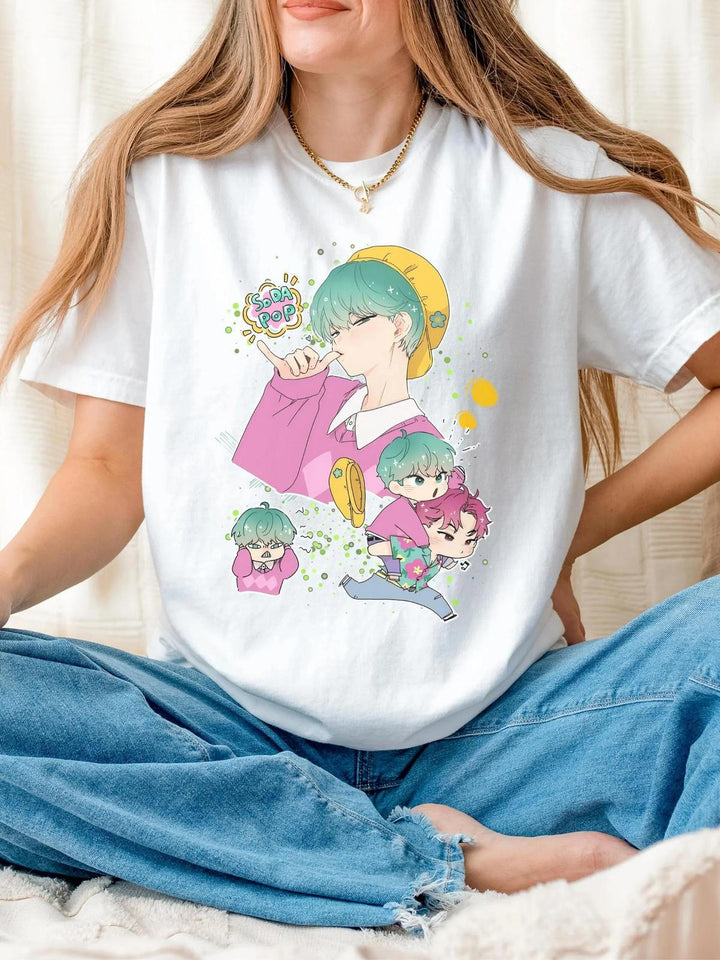 Saja Boys Demon Hunter Retro Crew Neck T-shirt