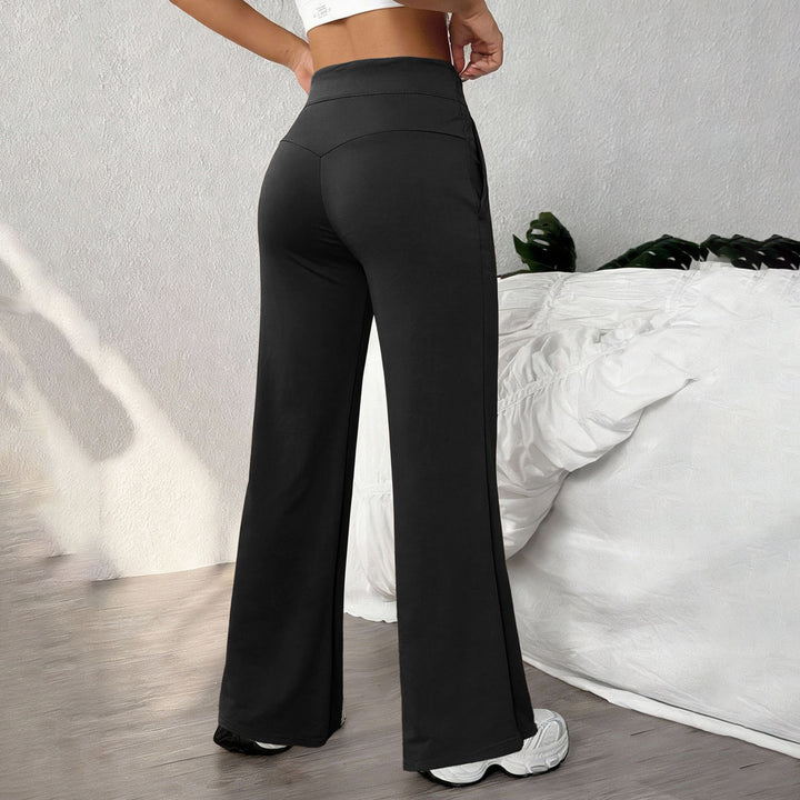 Yoga Pants Straight Leg for Women High Waist Workout Pants With Pockets Stretch Casual Sweatpants for Leisure brilliant