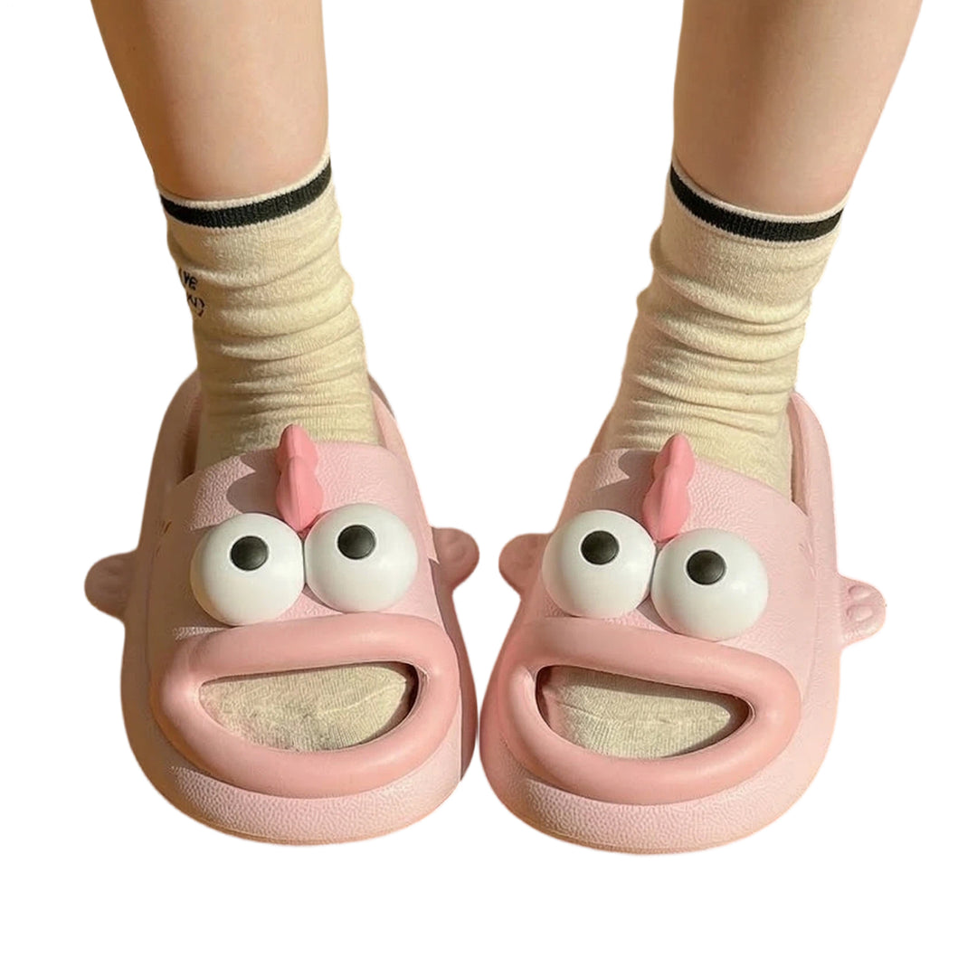 Fish Slippers Open Toe Anti Slip Cute Animal Slippers Summer Funny Fish Cloud Slides for Indoor Outdoor heathly