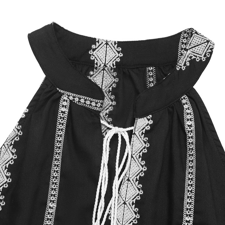 Womens Boho Tank Tops Halter V Neck Summer Tank Tops Boho Tie Front Sleeveless Shirts for Vacation Beach dutiful