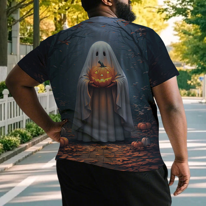 Men's Spooky Halloween Oversized Casual T Shirts