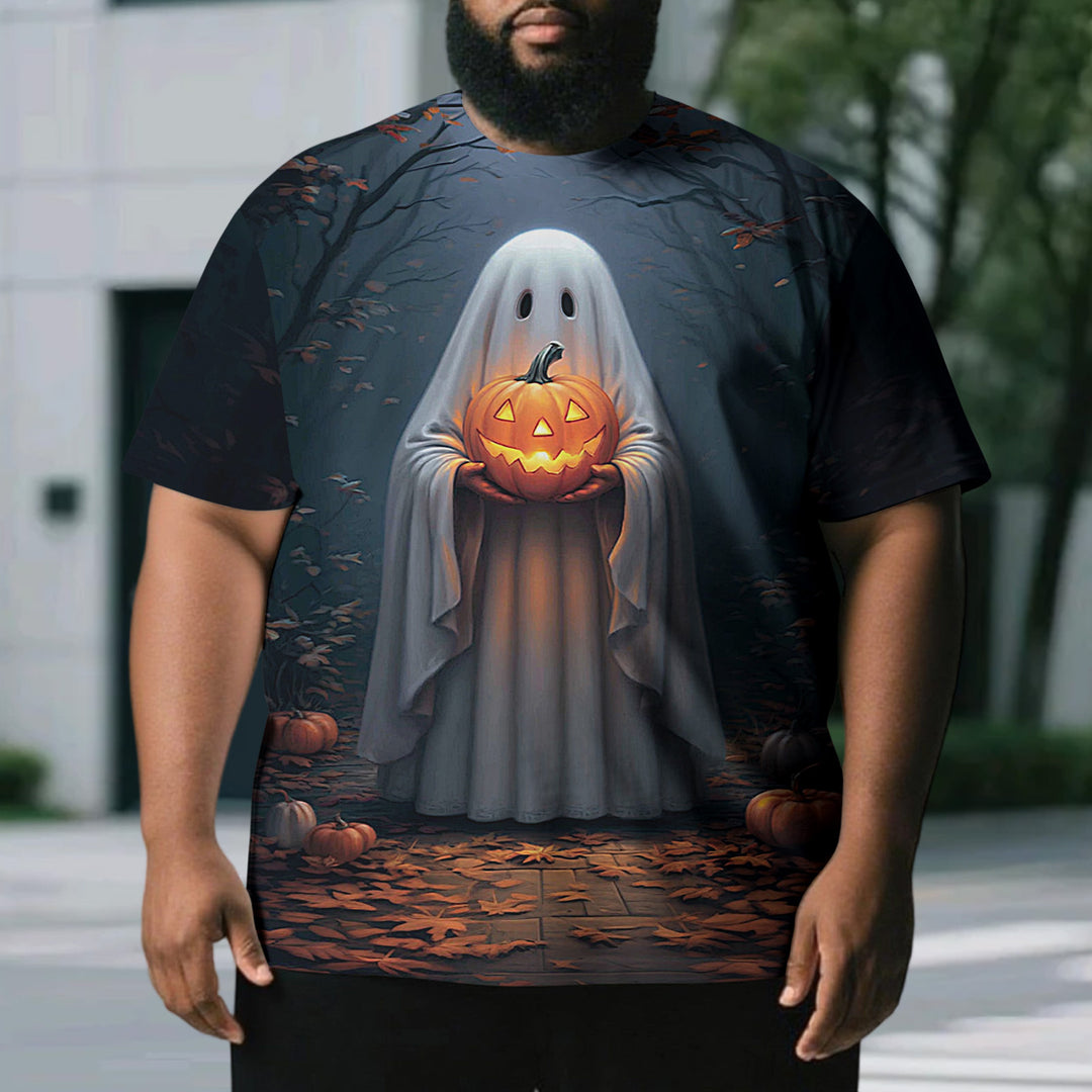 Men's Spooky Halloween Oversized Casual T Shirts