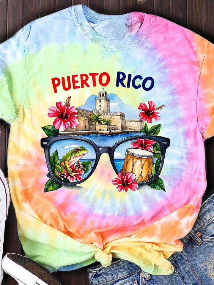 Puerto Rico Girl Trip Crew Neck T-shirt