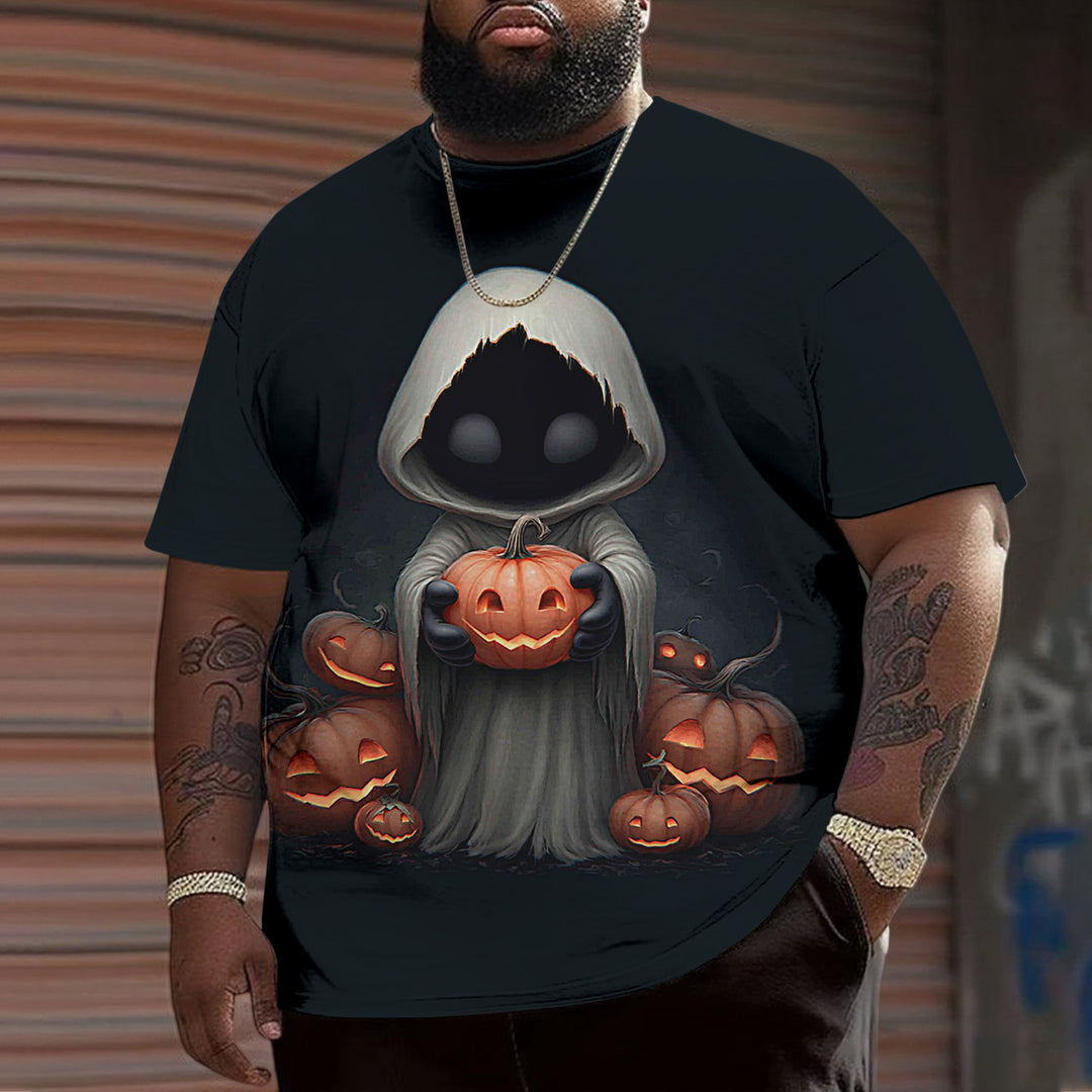Men's Spooky Halloween Oversized Casual T Shirts