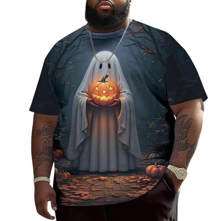 Men's Spooky Halloween Oversized Casual T Shirts