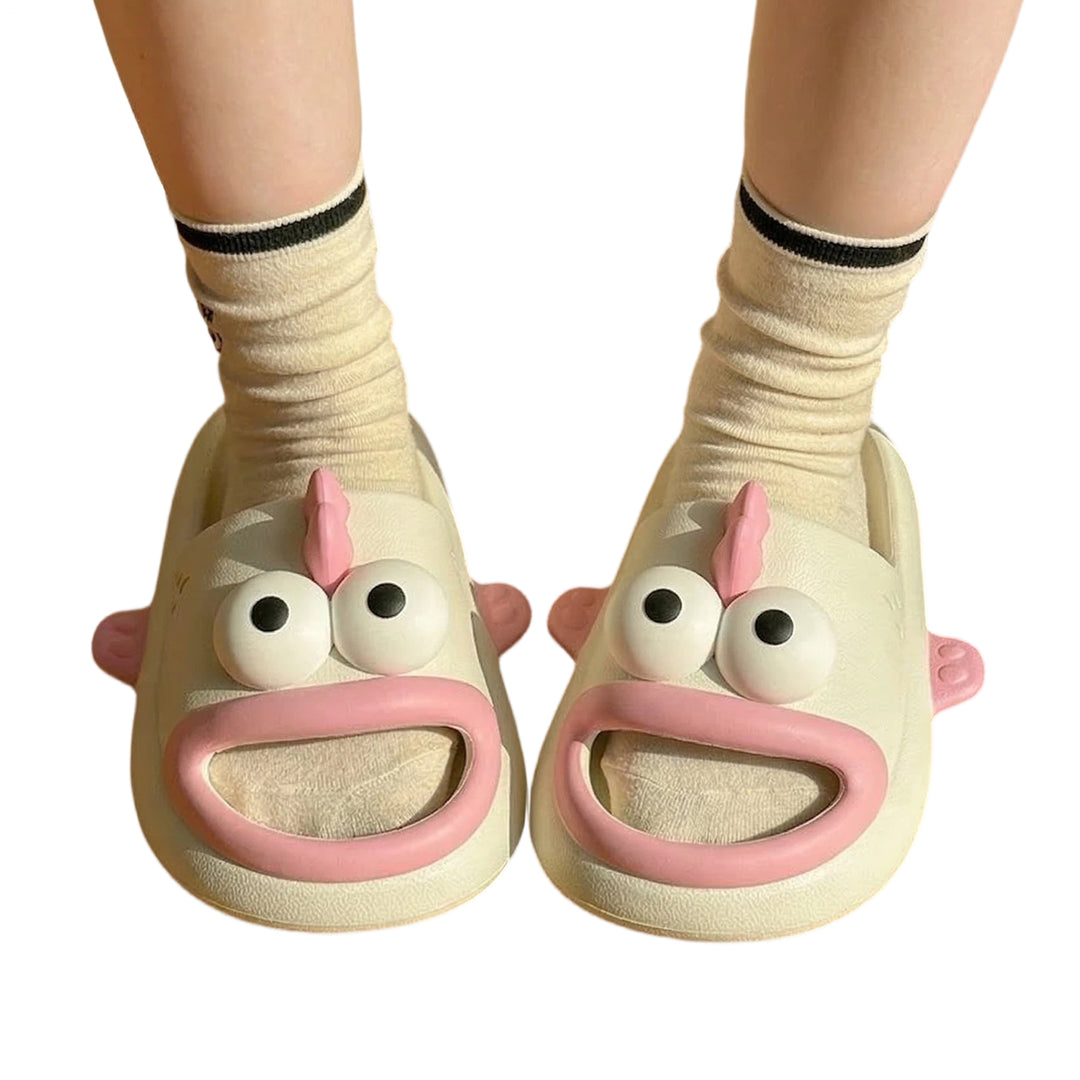 Fish Slippers Open Toe Anti Slip Cute Animal Slippers Summer Funny Fish Cloud Slides for Indoor Outdoor heathly