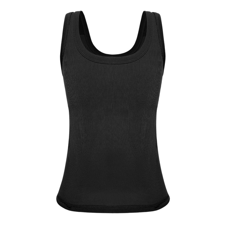 Built in Bra Tank Tops for Women U-Back Summer Sexy Casual Sleeveless Fitted Tank with Removable Pads for Gym welcoming