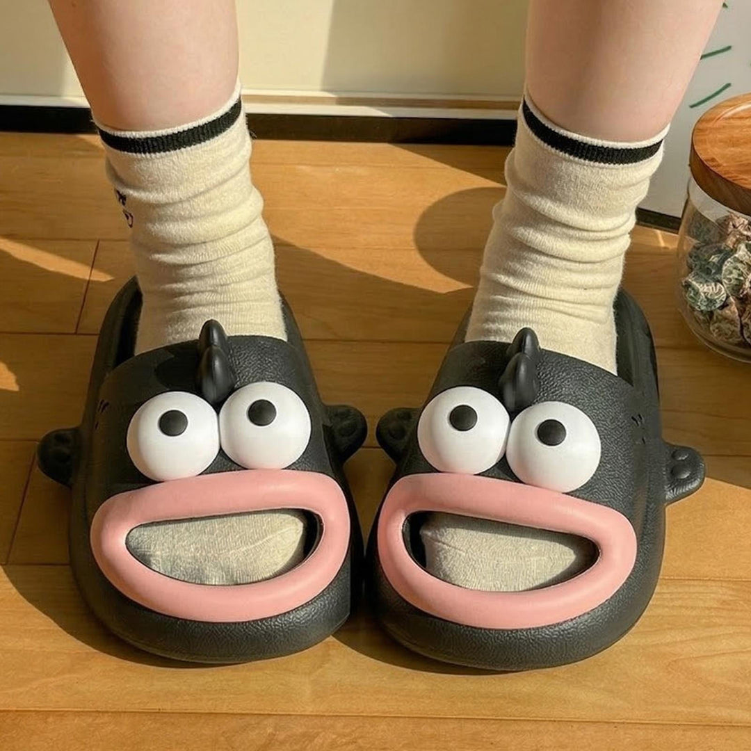 Fish Slippers Open Toe Anti Slip Cute Animal Slippers Summer Funny Fish Cloud Slides for Indoor Outdoor heathly